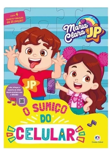 Livro Infantil Crianças Maria Clara E Jp Com Quebra Cabeça 