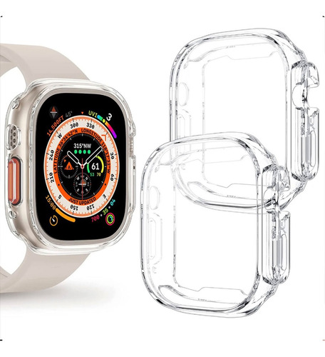 Capinha Transparente Capa Compatível Com Apple Watch Ultra 2