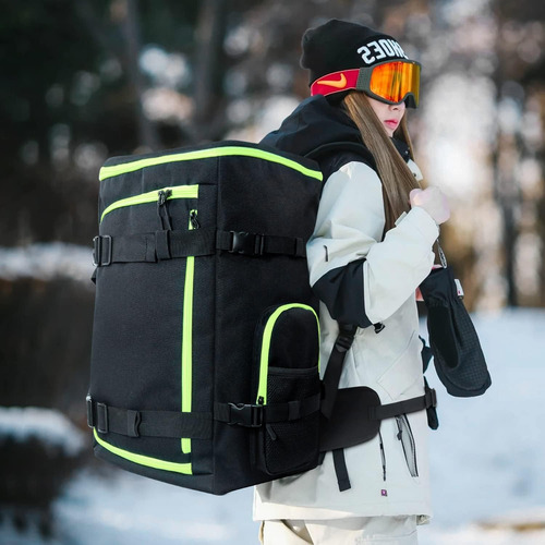 Mochila Para Botas De Esquí De 60 L, Bolsa Impermeable 900d