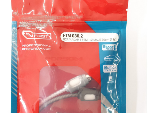 Imagem 4 de 4 de Cabo Rca Tipo Y Ftm 030.2 Connection 2 X Machos 1 X Femea