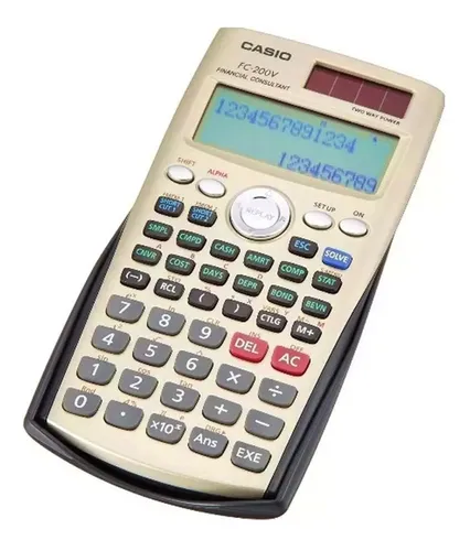 Calculadora financiera casio fc 200v sale