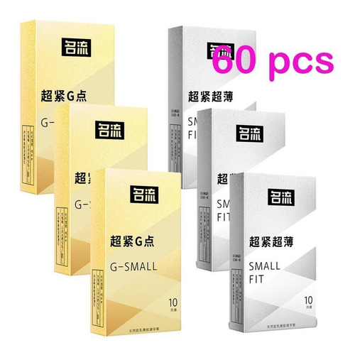 Kit De 60 Preservativos Condones Sencillos Textura Mingliu 4