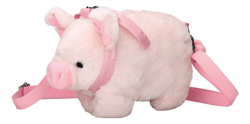 Bolsos De Hombro Kawaii Cute Pink Pig