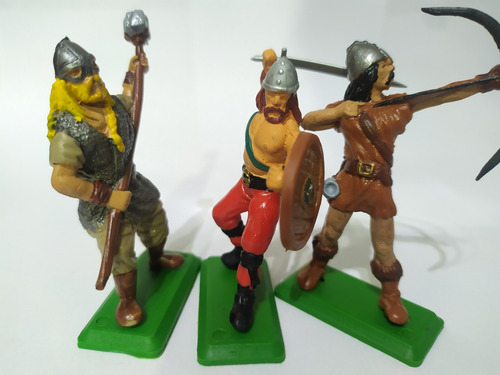 6 Figuras Soldados Vikingos Soldaditos De Juguete La Plata