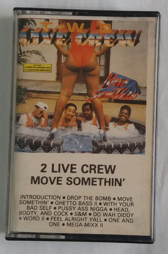 Fita K7 - 2 Live Crew - Move Somethin - Epic 