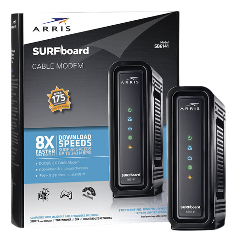 Arris Surfboard Sb6141 Docsis 3.0 Cable Módem Certificado Co