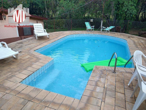Imagem 18 de 30 de Excelente Chácara Com 5 Dormitórios, Campinho, Piscina, Pomar, Lago, Córrego, Ótima Localização, À Venda, 6000 M² Por R$ 500.000 - Rural - Socorro/sp - Ch0801