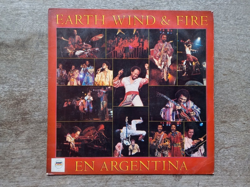 Disco Lp Earth, Wind & Fire - En Argentina (1980) R10