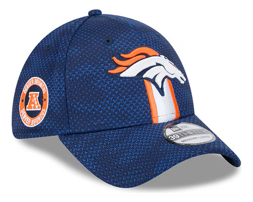 Gorra New Era 39thirhty Denver Broncos Azul S/m Bordado