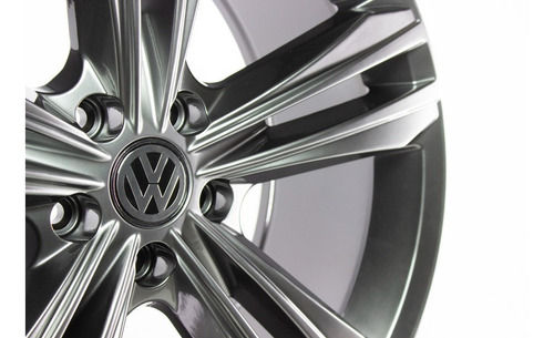Imagem 3 de 3 de Jogo 4 Rodas Vw Tiguan R-line Aro 19 5x112 Grafite
