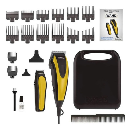 Cortadora De Cabello Y Barba Wahl 3024663  Groompro Amarillo