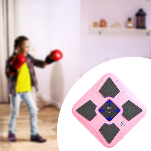 Máquina De Boxeo Para Niños Y Adultos, Equipo Rosa