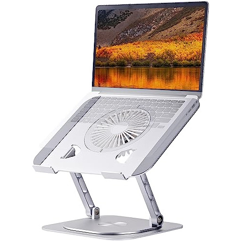 Soporte De Laptop Ajustable Base Giratoria De 360°, So...