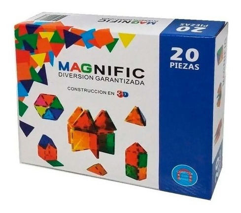 Magnific Bloques Magnéticos 20 Piezas 2061 