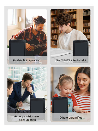 10 Pizarra Mágica Lcd Niños Tableta Multicolor 10'' Mayoreo
