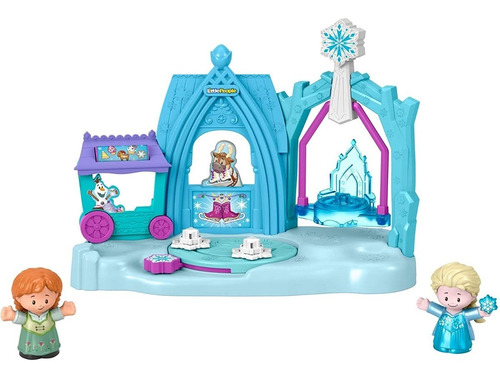 Castillo De Frozen Anna Y Elsa Fisher Price Little People 