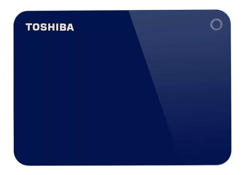 Imagen 1 de 3 de Disco duro externo Toshiba Canvio Advance HDTC910X 1TB azul