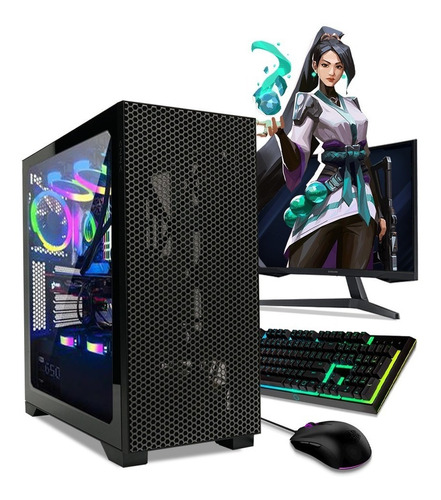 Pc Nsx Gaming Max R5 3600 16gb Rx 6600 B450m 