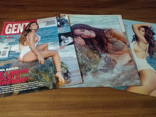 (rp076) Jimena Baron * Tapa Revista + 6 Paginas * 2016