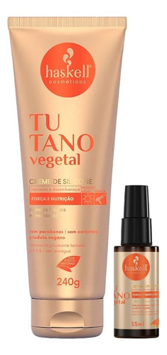 Kit Tutano Haskell 1 Leave In 240g 1 Reparador Pontas 35ml
