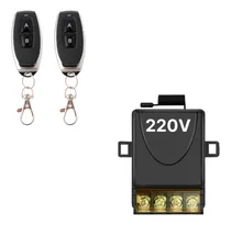 Comprar Receptor Inalámbrico 1 Rele 220v 30a 2 Controles Remotos