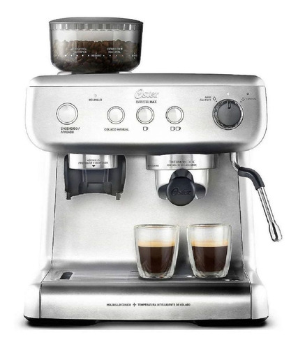 Imagen 1 de 6 de Cafetera Expresso Oster Con Molinillo Barista Max Bvstem300