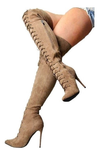 Women's Stiletto Boots Over The Knee 1