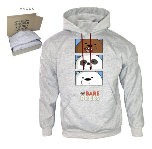 Imagen 3 de 10 de Buzo Hoodie Personalizado Saco Osos Escandalosos Estampado
