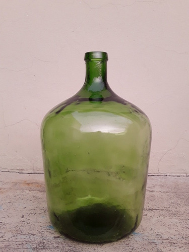 Botellón Damajuana Antigua De 10 Litros Verde