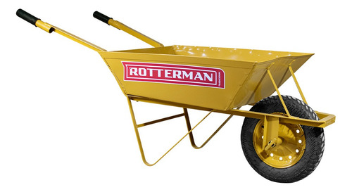 Carrinho De Mo Com Caamba Metlica 60l Rotterman