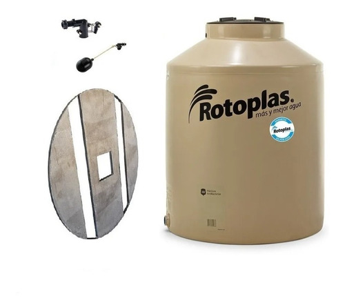 Rotoplas 1100 Cuatricapa Con Base Super Reforzada Plana