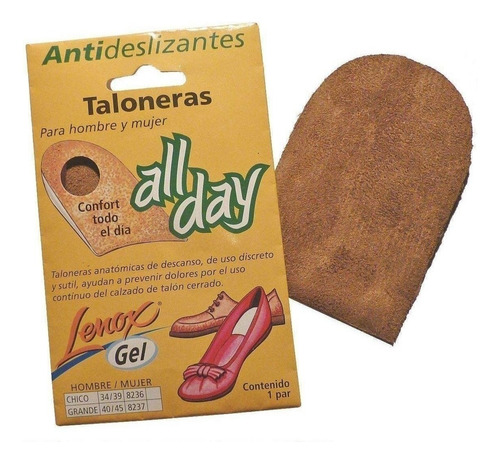 Talonera All Day Gel Polimero Antideslizante Lenox Cuot As