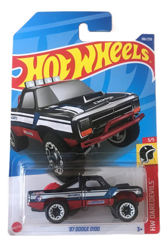 Dodge '87 D100 Hot Wheels Treasure Hunt Th Mattel Nuevo