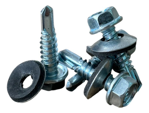 Pija C/hex. Galv. Pta. Broca 1/4x4 C/accesorios (100pza)