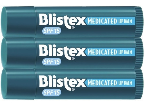 Blistex, Protector Labial Medicinal Con Fps15 Paquete De 3