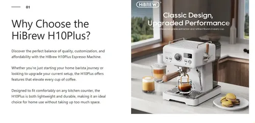 Máquina De Café Expresso Semiautomática Hibrew H10plus | MercadoLivre