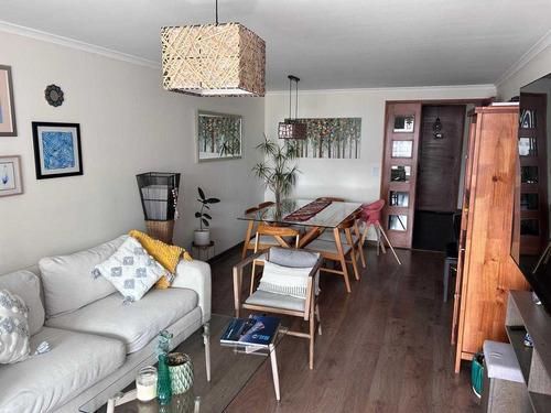 Venta Depto Llacolén Frente Al Mar 3h/2baños (92594)