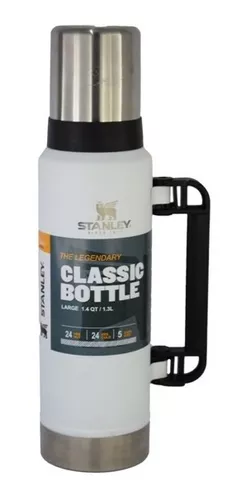 Termo Stanley Blanco 1.3 Lts Classic Bottle Acero Inoxidable