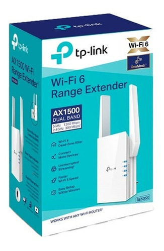 Repetidor De Wifi Tp-link Re505x Gigabit Wi-fi 6 Ax1500