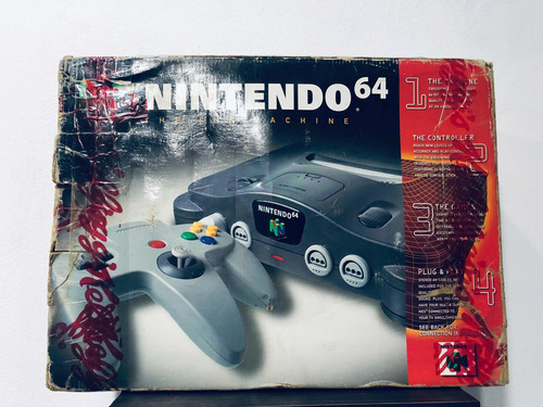 Nintendo 64 Con Caja Original Y Manuales