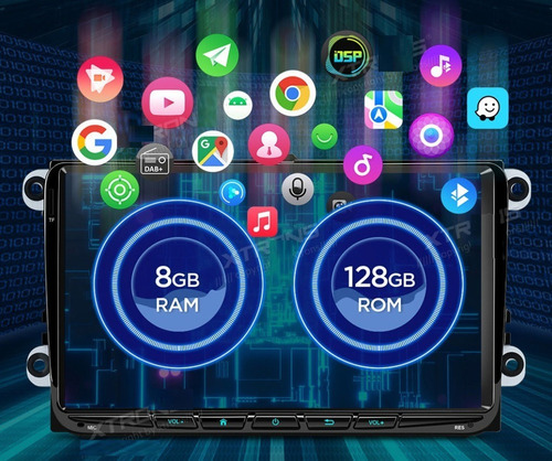 8+128gb Gps Vw Seat Passat Jetta Vento Leon Carplay Android