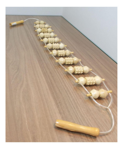 Masajeador manual de espalda de madera, relajante, para aliviar el dolor, color 93 cm
