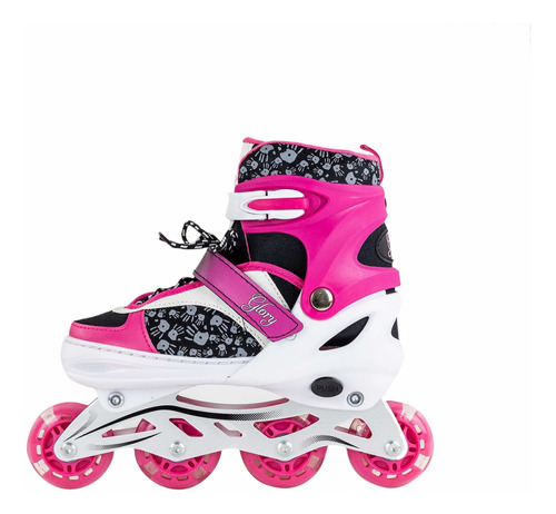 Patines Talla L Para Niñas Ajustables Cod.mds-504al