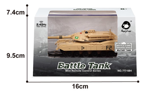 Tanque De Control Remoto Rc Battle Tank Duradero, Modelo De