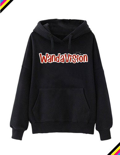 Poleron  Wandavision Serie Tv Frase Wanda X Men Moda Mujer