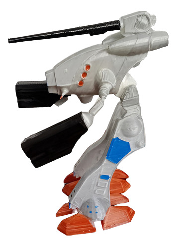 Robotech Zentraedi Kairon 25 Cms Alto Nave Impresa En 3d