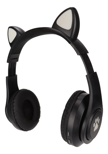 Auriculares Bluetooth Glowing Cat Ears, Bajos, Plegables, In