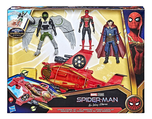 Spiderman Muñeco No Way Home Jet De Escape Hasbro F4434