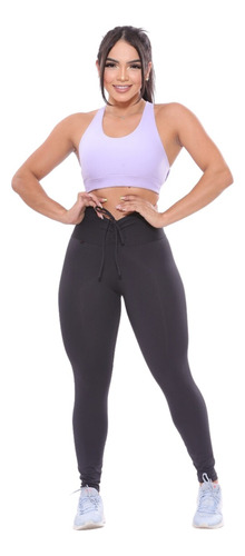 Calça Legging Modeladora Empina Bumbum Fitness Blogueira