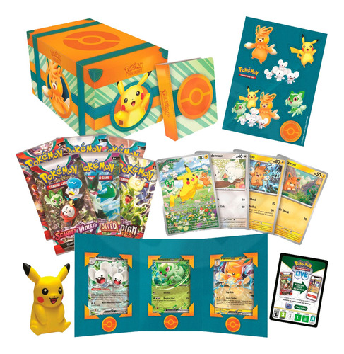 Pokémon Tcg: Paldea Adventure Chest Cartas Originales Inglés